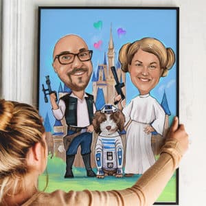 Star Wars Caricature Drawing